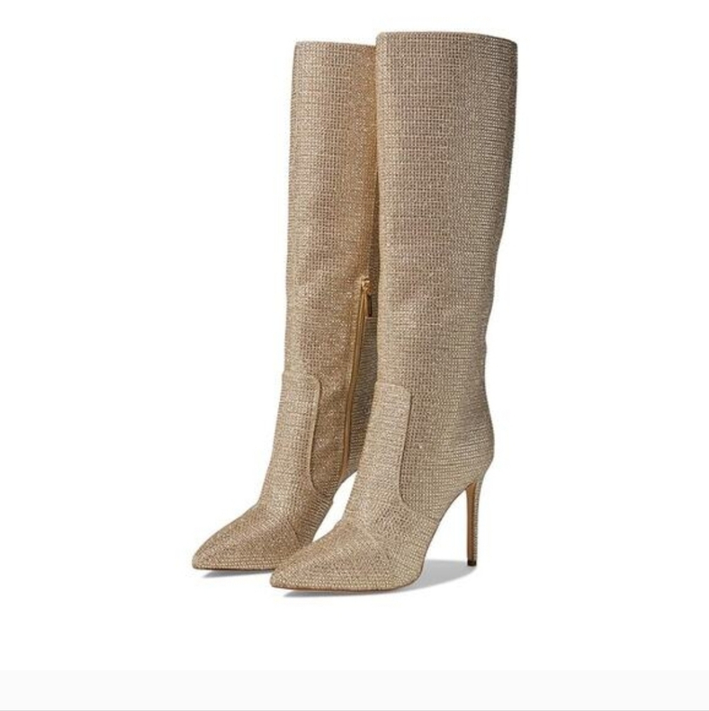 MICHAEL Michael Kors Gold Heeled Boots